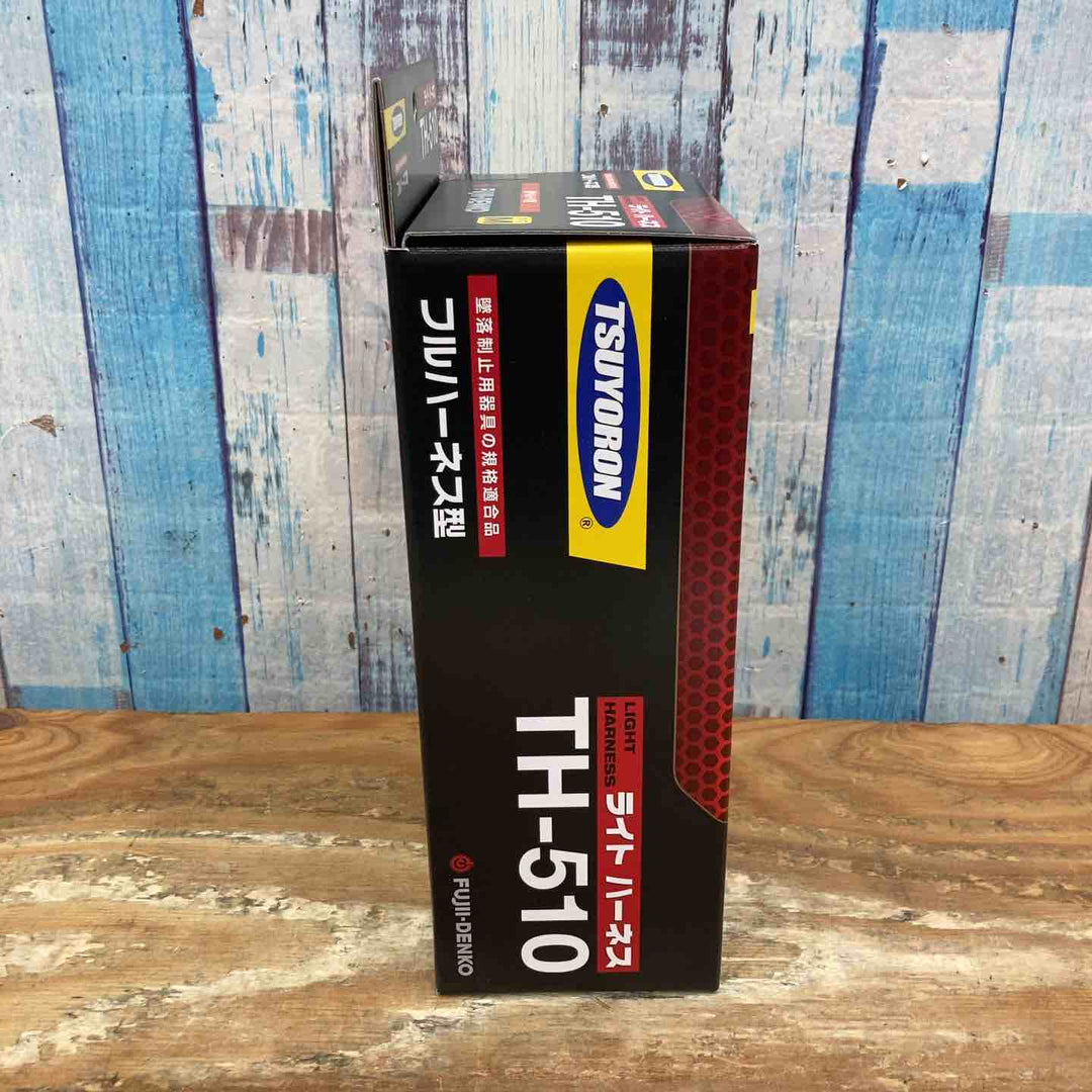 ◇ツヨロン(TSUYORON) 新規格 墜落制止用器具 ライトハーネス TH-510-OT-BLK-M-BX Mサイズ【柏店】