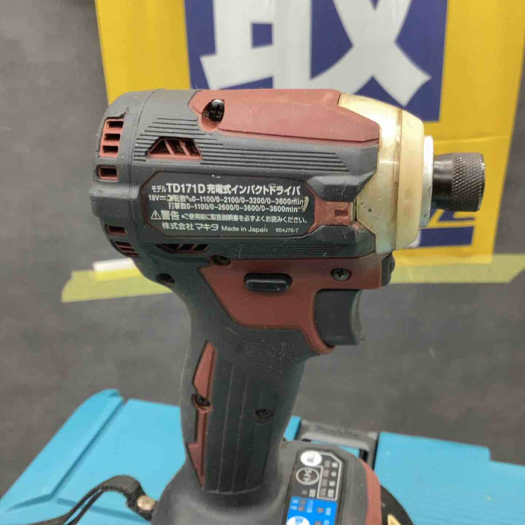 ★マキタ(makita) コードレスインパクトドライバー TD171DGXAR【越谷店】
