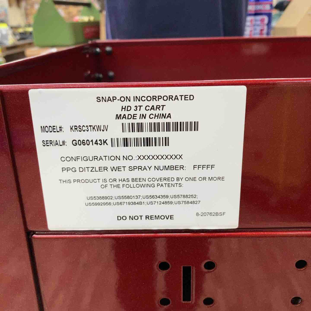 【店頭受取り限定】★スナップオン(Snap-on) ロールカート KRSC3TK【柏店】