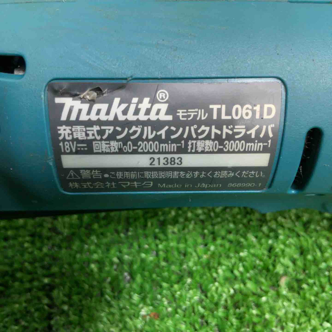 ★マキタ(makita) 充電式アングルインパクトドライバ 18V TL061DZ【草加店】