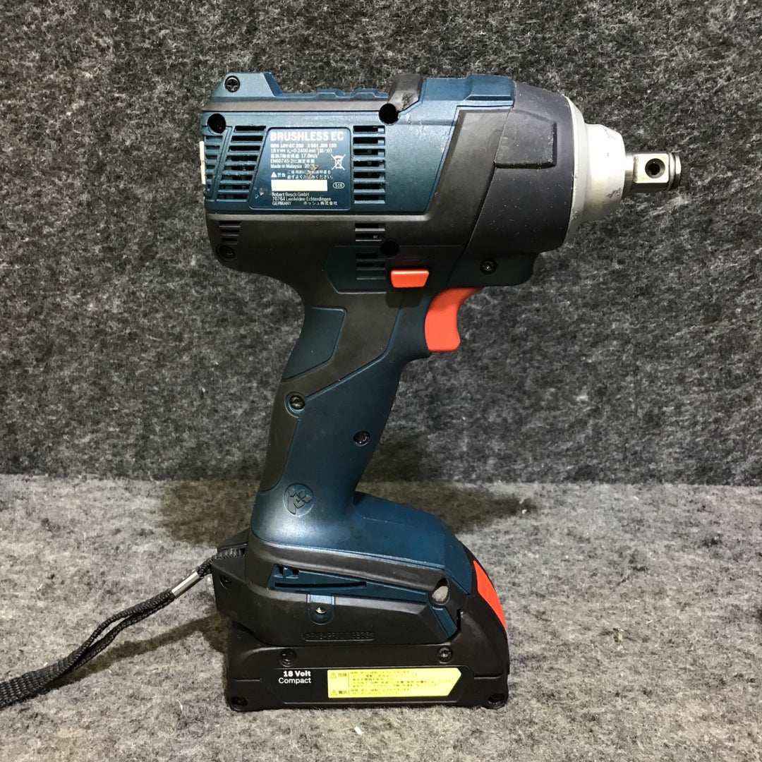 【中古】BOSCH コードレスインパクトレンチ GDS18V-EC250 18V 1.3Ahバッテリー2個、充電器付き！【桶川店】