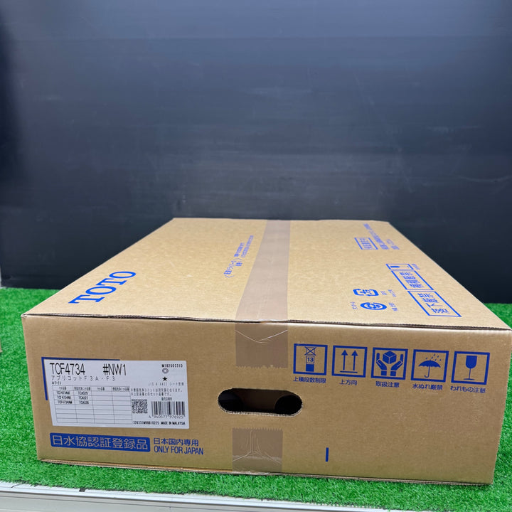 【未使用品】TOTO ウォシュレット アプリコット F3 TCF4734 #NW1 ホワイト＋便器洗浄ユニット TCA528【電材館越谷店】