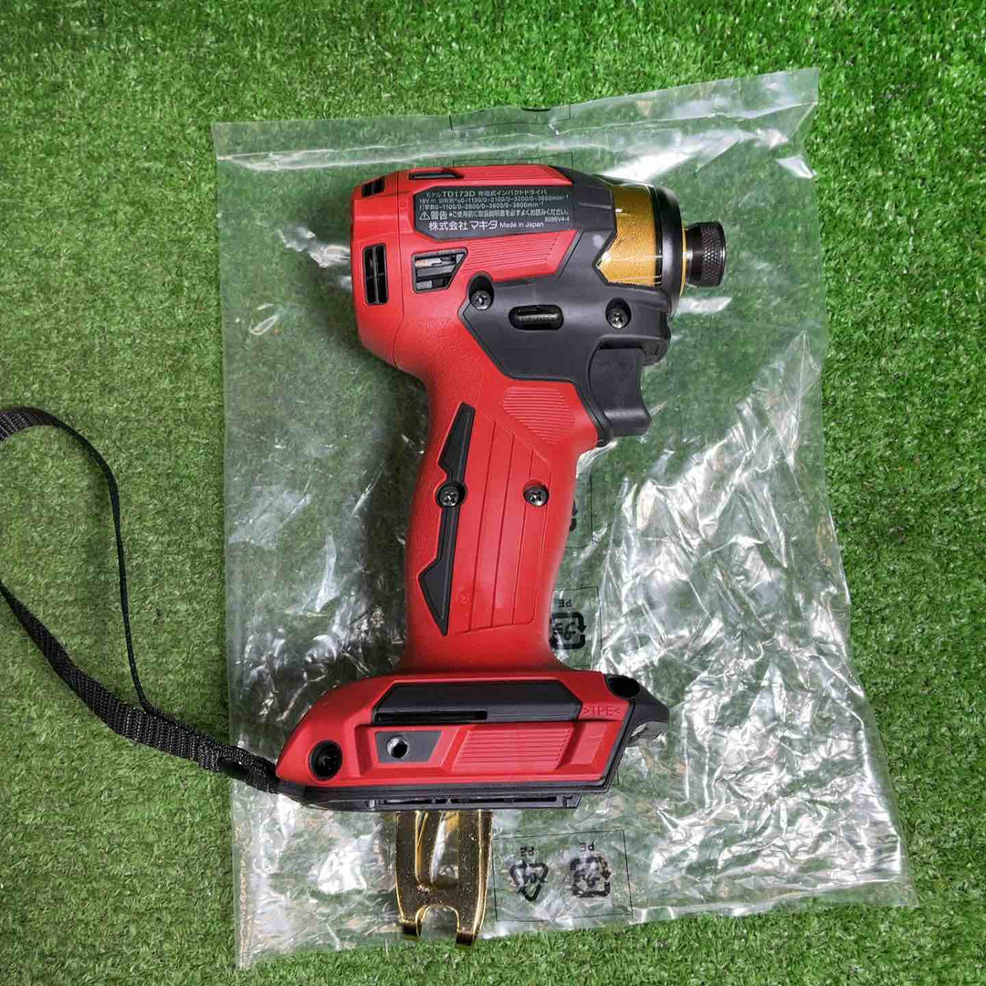 【未使用品】 マキタ(makita) コードレスインパクトドライバー TD173DGXPR LXT20周年記念限定カラー プレミアムレッド 本体+ケース 【藤沢店】
