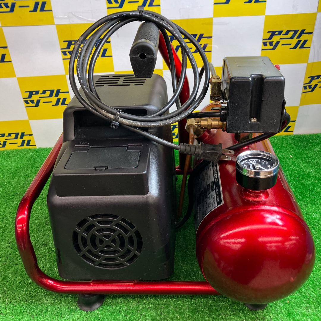 ◇藤原産業 (SK11) オイルレス エアーコンプレッサー SR-045 タンク容量 4L SR-L04SPT-01【越谷店】