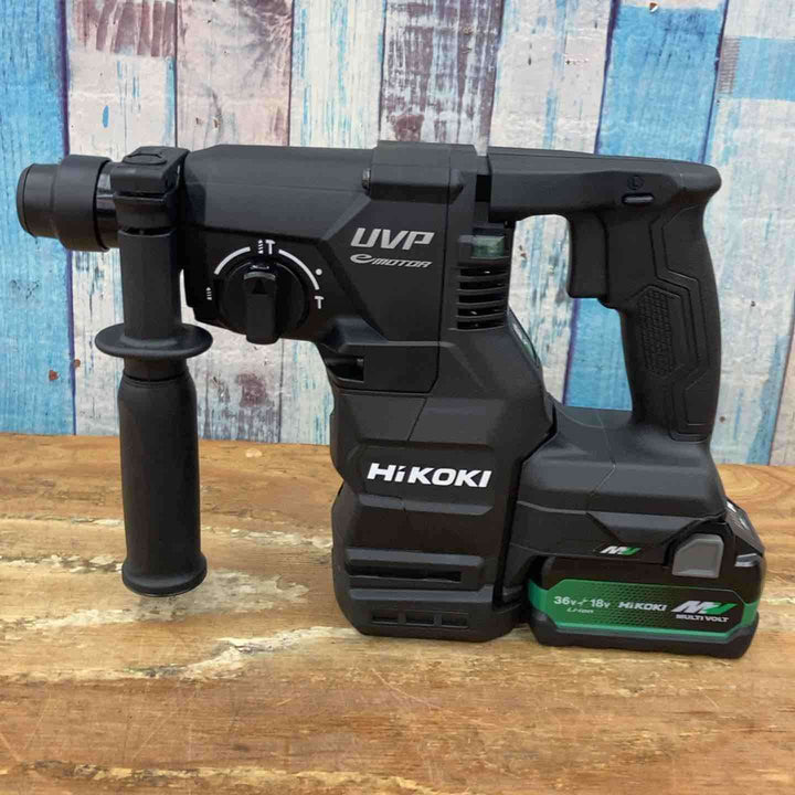 HiKOKI(ハイコーキ) 36V 充電式 ロータリハンマドリル DH3628DA ブラック SDSプラスシャンク 蓄電池2個・充電器付 DH3628DA(2XPBZ)【柏店】