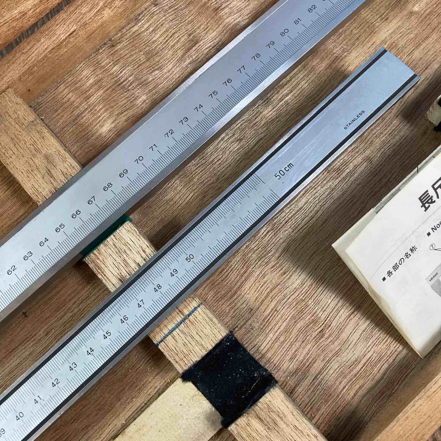 中古品】Mitutoyo ミツトヨ ノギス 100cm KANON TOKYO ノギス 50cm 2本