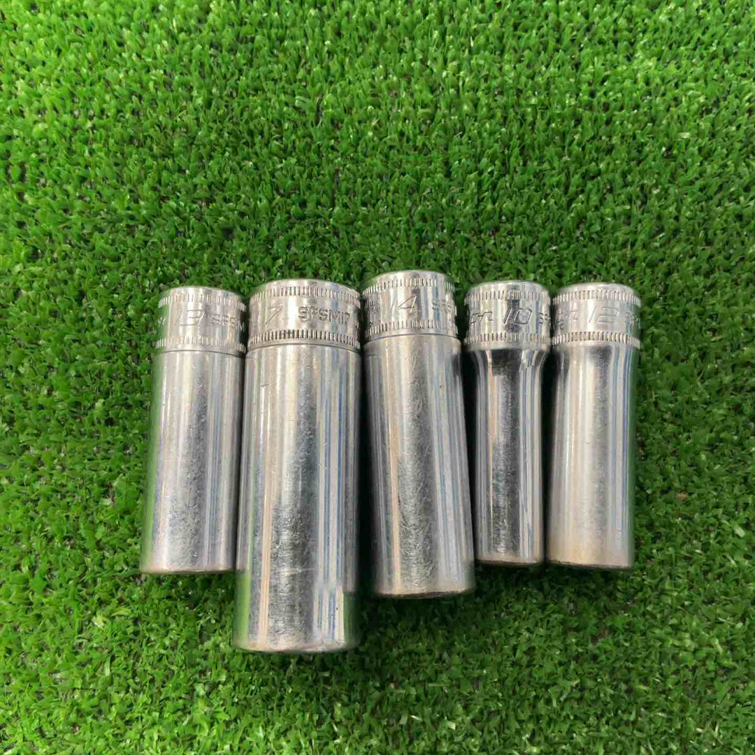 スナップオン(Snap-on) 3/8 ディープソケット SFSM10・12・13・14・17 5個セット【草加店】