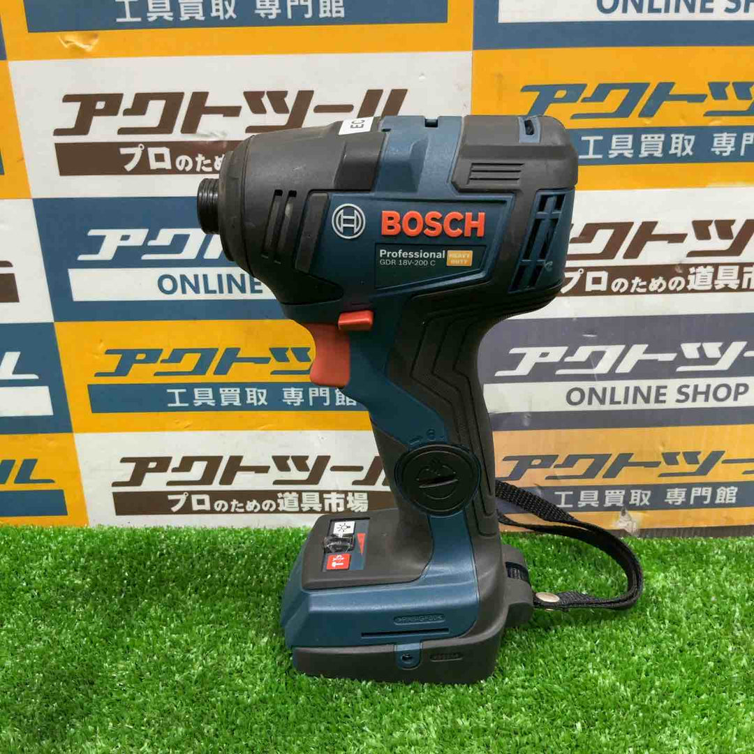 ◇ボッシュ(BOSCH) コードレスインパクトドライバー (6.0Ahバッテリー2個・充電器・キャリングケース付) GDR18V-200C6【草加店】