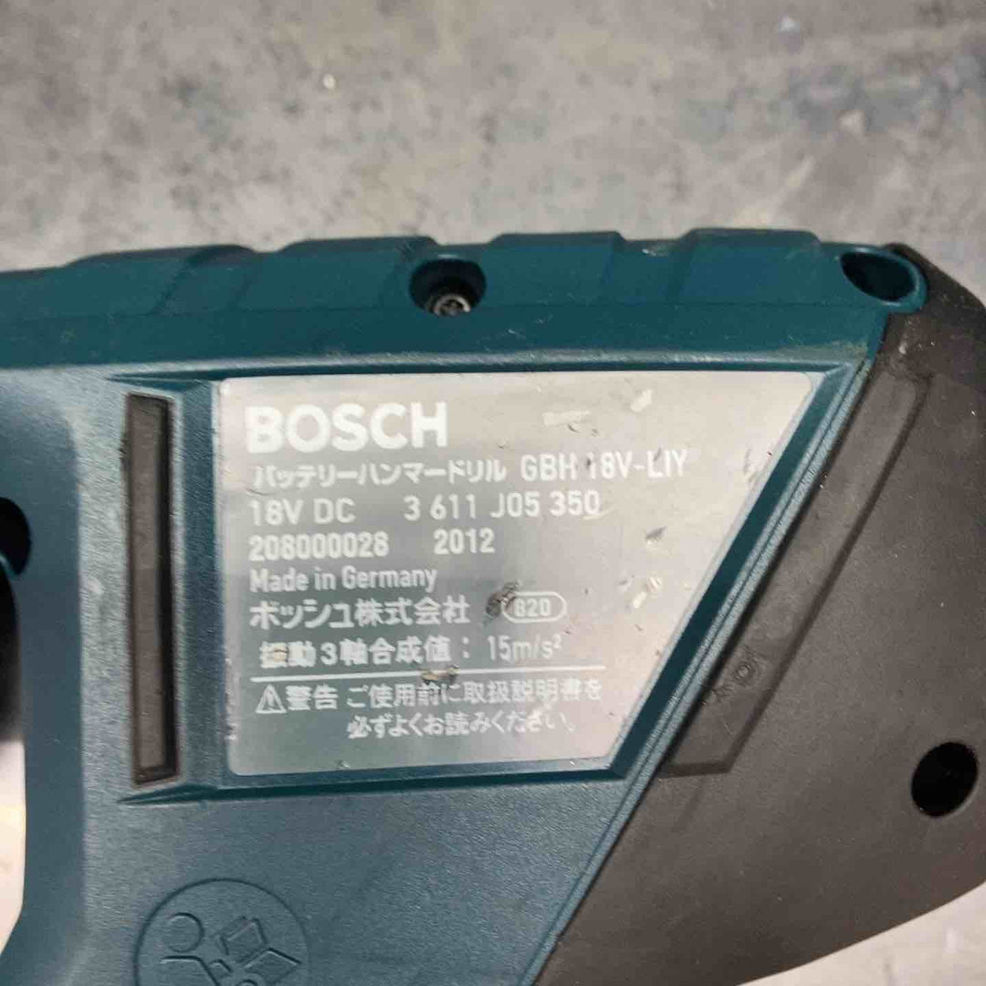 ★ボッシュ(BOSCH) コードレスハンマドリル GBH18V-LIY【川越店】