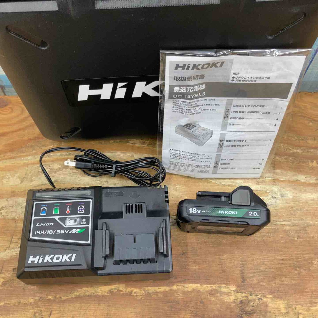 ☆ハイコーキ(HIKOKI ※旧:日立工機) コードレスインパクトドライバー WH18DC(XCB)【柏店】