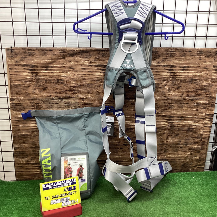 TITAN フルハーネス安全帯 シルバーM「新規格品」 PAHN-10A-SI型【川越店】