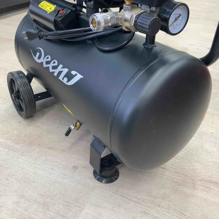 【店頭受取り限定/美品】DEEN.J(ディーンジェイ) エアコンプレッサーサイレントタイプ DNJ13RA14 容量30L+38Lサブタンク ホース付き【川越店】