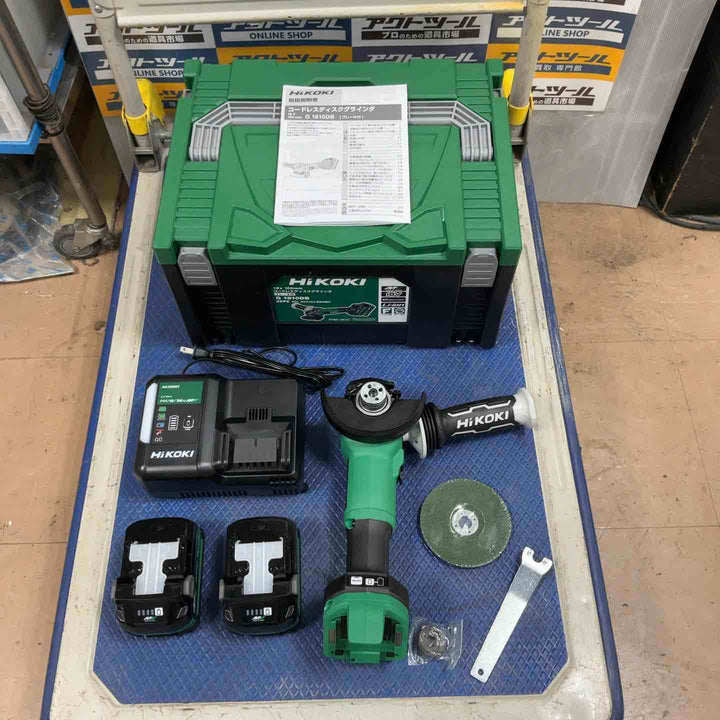 ★ハイコーキ(HIKOKI ※旧:日立工機) 100mmコードレスディスクグラインダ G1810DB(2XPZ)【草加店】