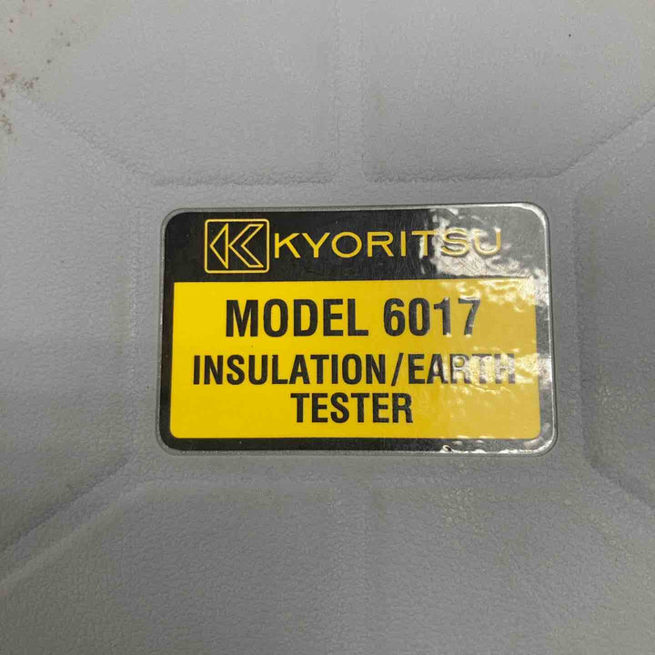 ◇共立電気計器(KYORITSU) アナログ絶縁・接地抵抗計 6017【川崎店】