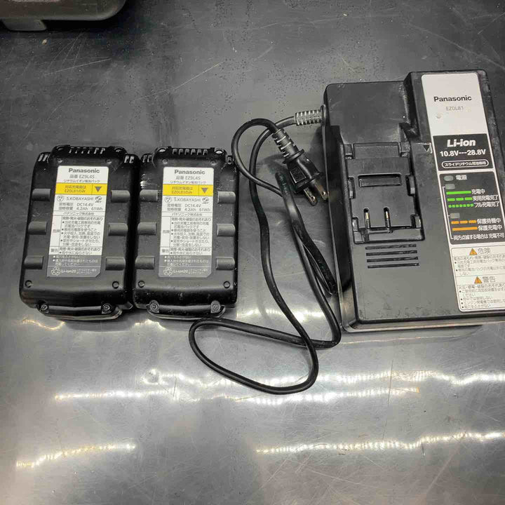 パナソニック(Panasonic) コードレス角穴カッター EZ4543LS2S-B【川越店】
