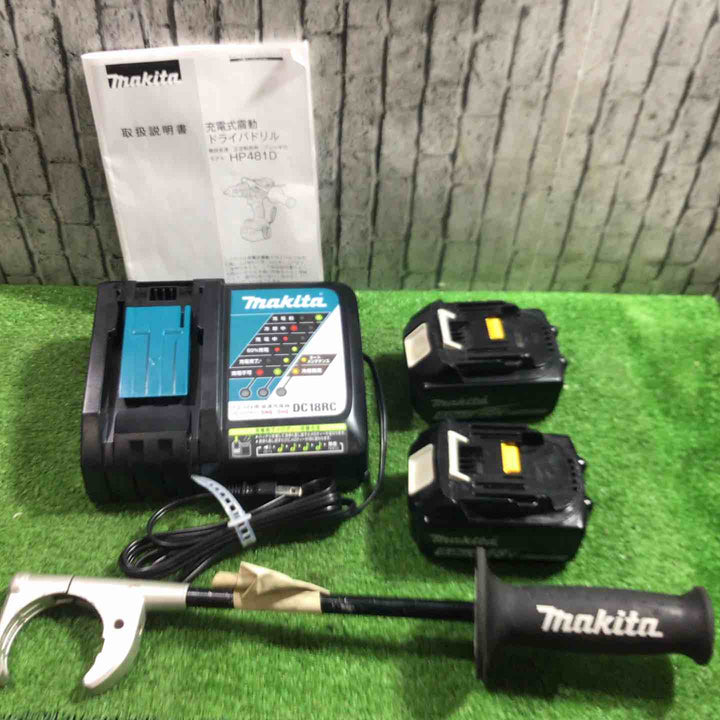 ★マキタ(makita) コードレス振動ドリルドライバー HP481DRGX【川口店】