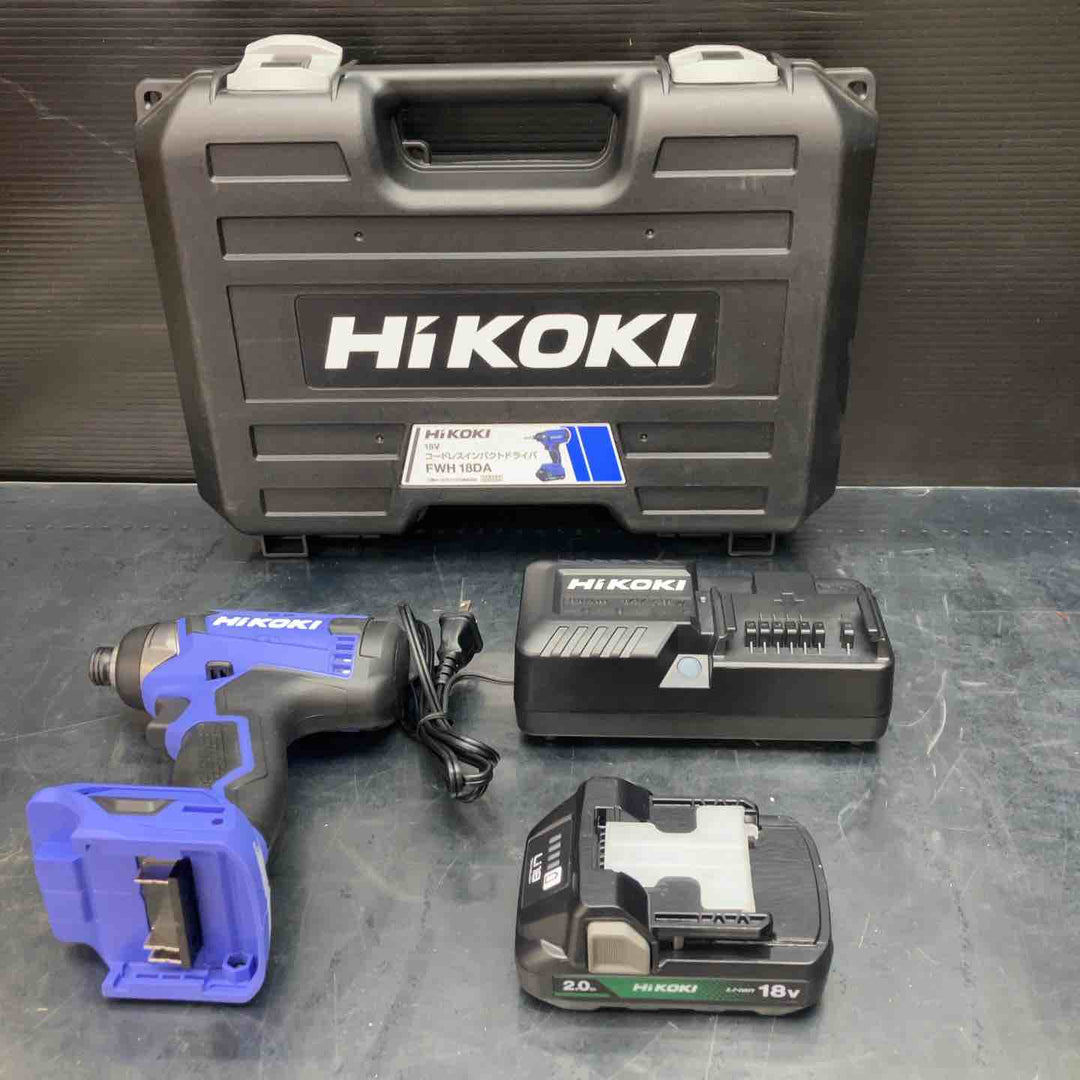 ◇ハイコーキ(HIKOKI ※旧:日立工機) コードレスインパクトドライバ  FWH18DA(BG)