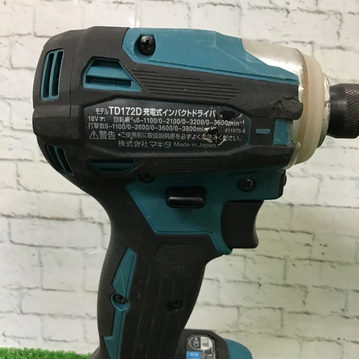 ★マキタ(makita) コードレスインパクトドライバー TD172DRGX【町田店】