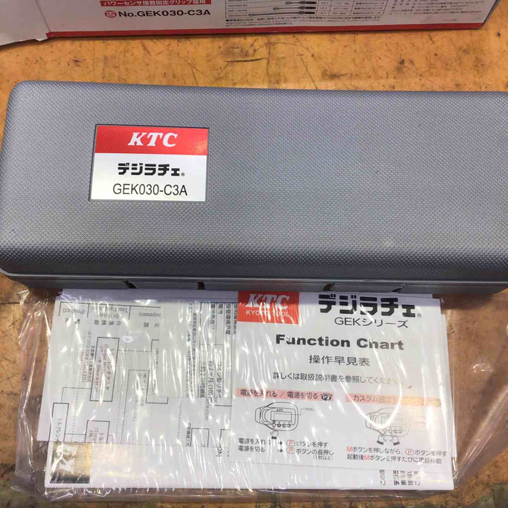 ◇KTC(京都機械工具) デジラチェ 【9.5sq】 小トルクタイプ GEK030-C3A【町田店】