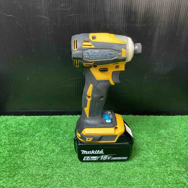 【美品】★マキタ(makita) コードレスインパクトドライバー TD172DGXFY 18Vバッテリー2個付き！【岩槻店】