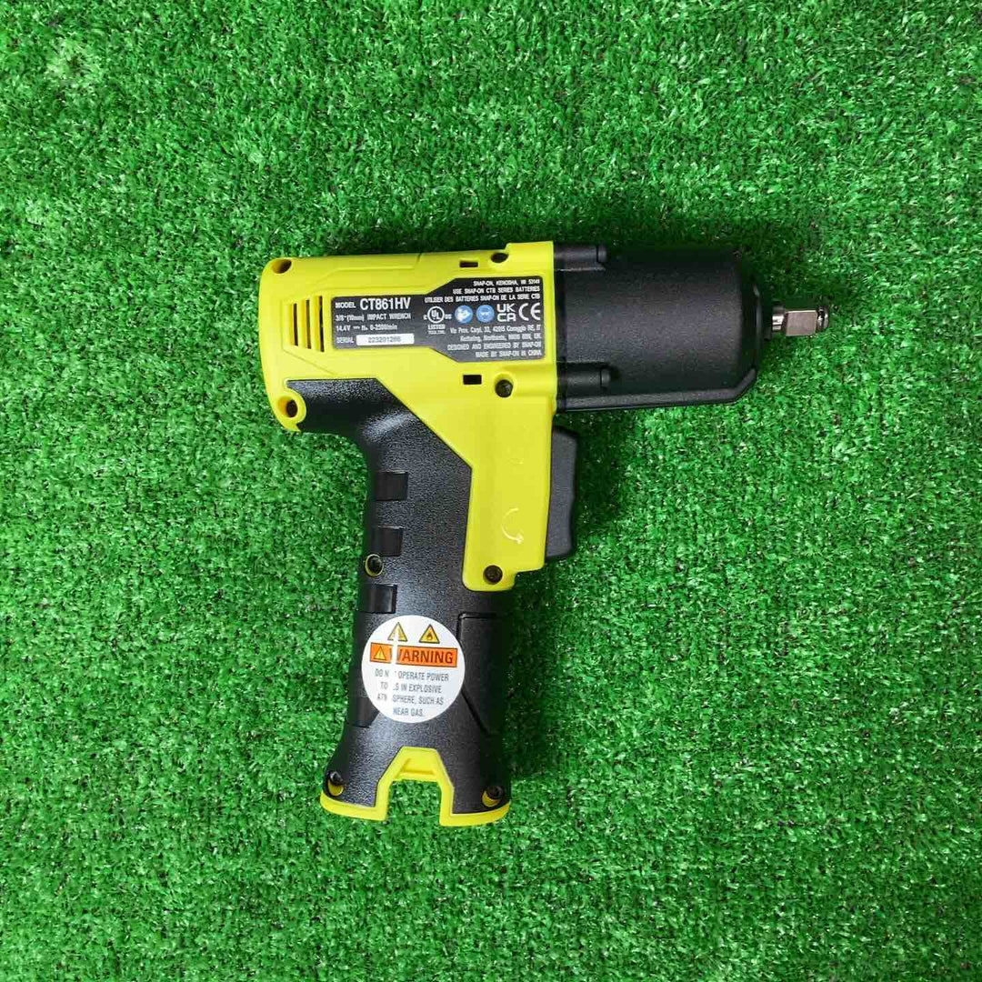 スナップオン/Snap-on 14.4V 3/8sq コードレスインパクトレンチ CT861HVDB 本体のみ イエロー【岩槻店】