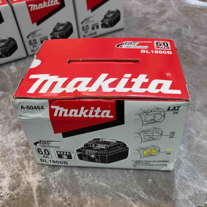 【未使用品】7個セット マキタ makita リチウムイオンバッテリー 18V 6.0Ah 商品詳細要確認【八潮店】