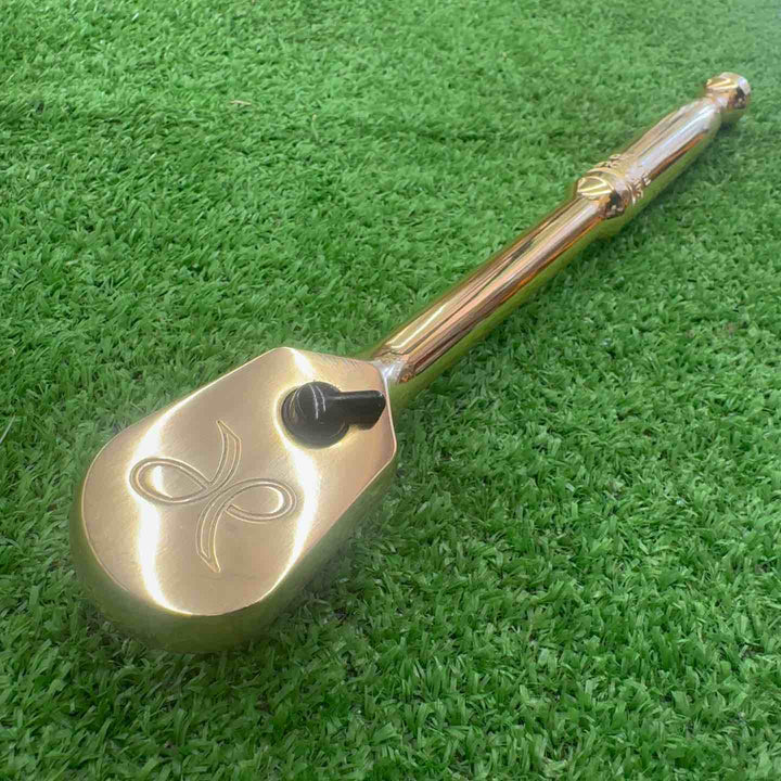 【美品中古】 アストロプロダクツ ゴールドラチェットハンドル 24金メッキ 24K 非売品 【桶川店】