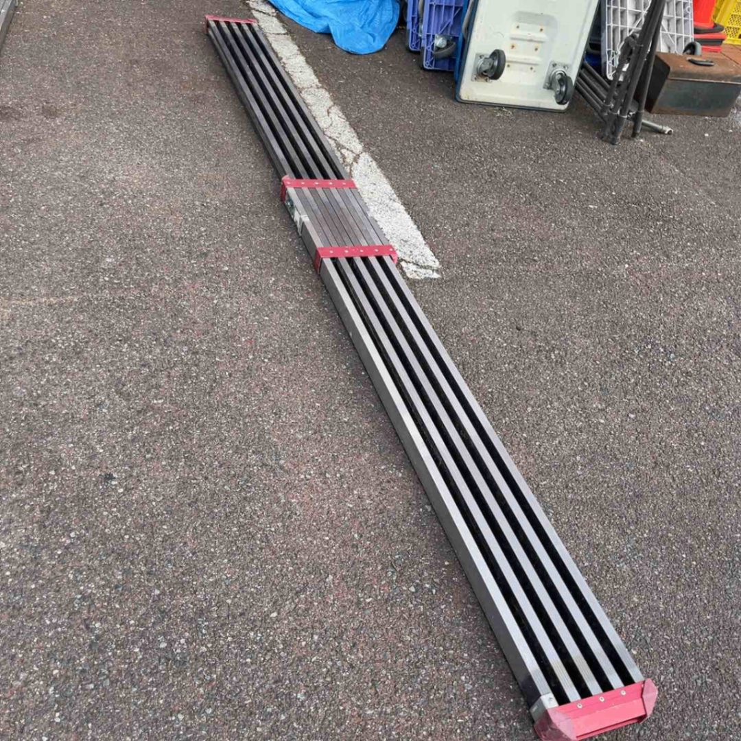 【店頭受取り限定】◇ピカ(Pica) アルミ製両面使用型伸縮足場板STRD-3623 最長3.6ｍ・縮長2.03ｍ レッドコンパクトステージ【越谷店】