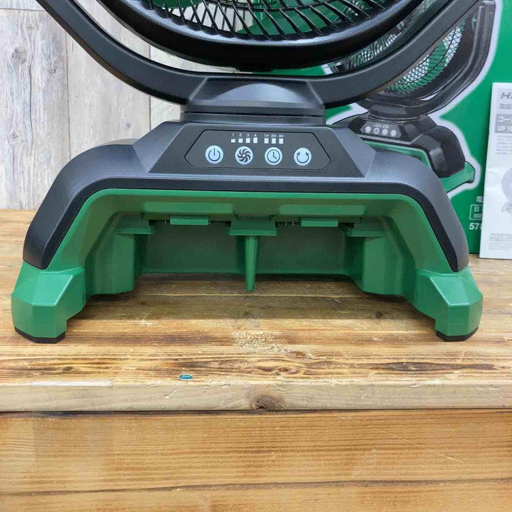 【未使用品】 【猛暑に!!】　ハイコーキ(HIKOKI ※旧:日立工機) コードレスファン UF18DA(NN)(本体のみ) 18V/14.4V 空調 扇風機 工場 家庭用 ACアダプター付属 【東大和店】