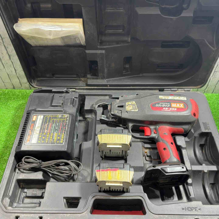 ★マックス(MAX) 14.4V 鉄筋結束機 リバータイア RB-399-B2C 動作確認済み【川口店】