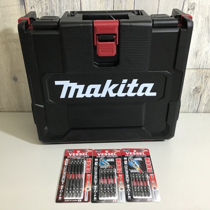 【未使用品】★送料無料★ マキタ makita 40V コードレスインパクトドライバー TD002GRDX  VESSELビット付【戸田店】