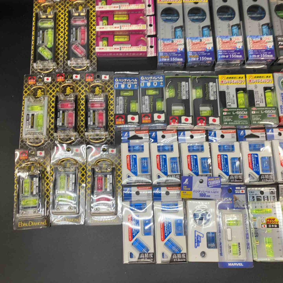 ▼【未開封/送料無料】水平器 マグネット付き有り 40個まとめ売り エビスダイヤモンド KOD シンワ TAJIMA等【川越店】