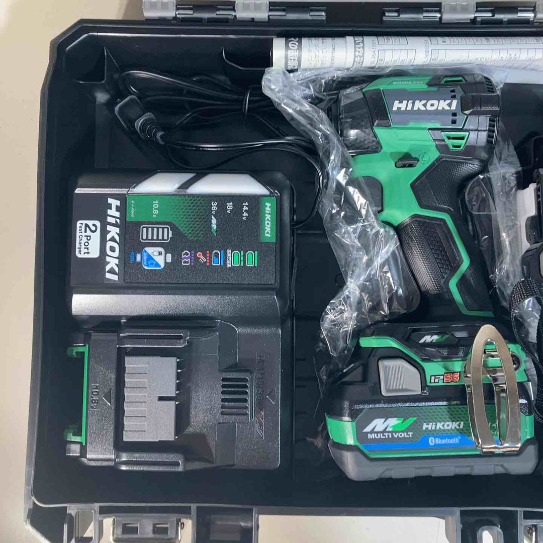★ハイコーキ(HIKOKI ※旧:日立工機) コードレスインパクトドライバ アグレッシブグリーン WH36DD(2XHLSZ)【戸田店】