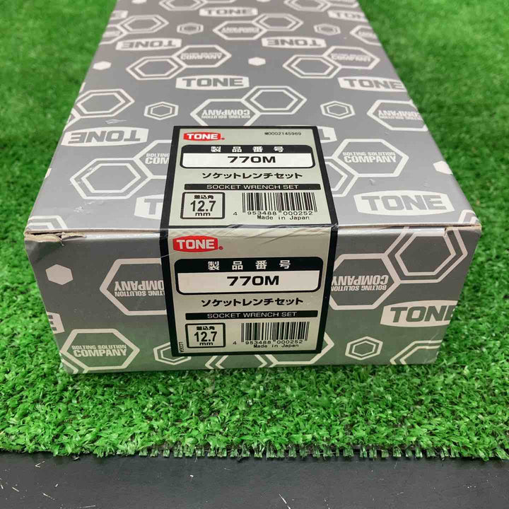 ◇トネ(TONE) ソケットレンチセット 差込角12.7mm(1/2") 770M 内容16点 シルバー【川越店】
