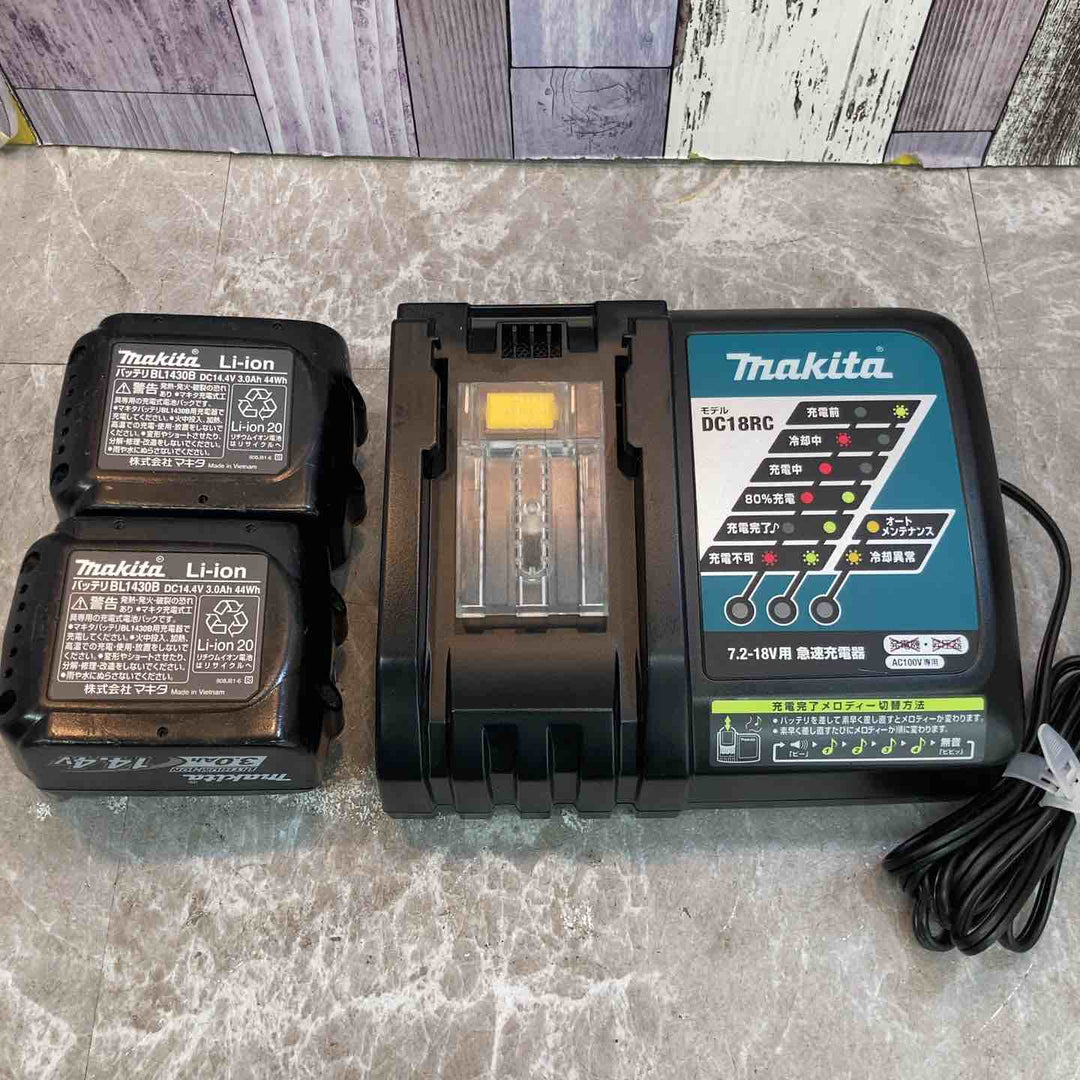 【中古品】マキタ makita 14.4V 3.0Ah コードレスインパクトドライバー TD138DRFXB フルセット【八潮店】