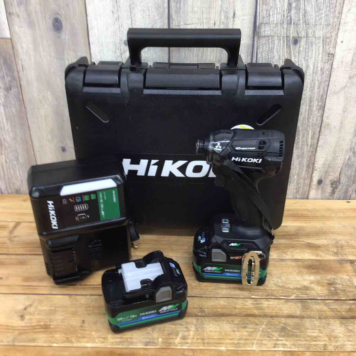 ハイコーキ(HIKOKI ※旧:日立工機) コードレスインパクトドライバー WH36DC(2XPSZ)(B) 【東大和店】
