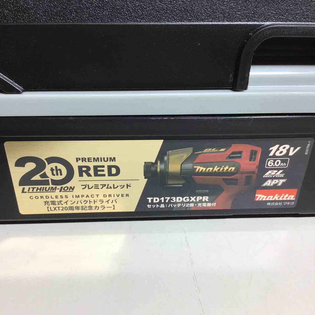 ★マキタ(makita) コードレスインパクトドライバー TD173DGXPR LXT20周年記念限定カラー プレミアムレッド【戸田店】