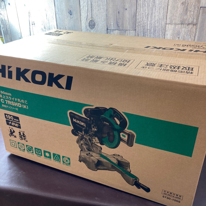 【未使用(店頭展示品)】★ハイコーキ(HIKOKI ※旧:日立工機) 卓上スライド丸のこ C7RSHD(K)【東大和店】