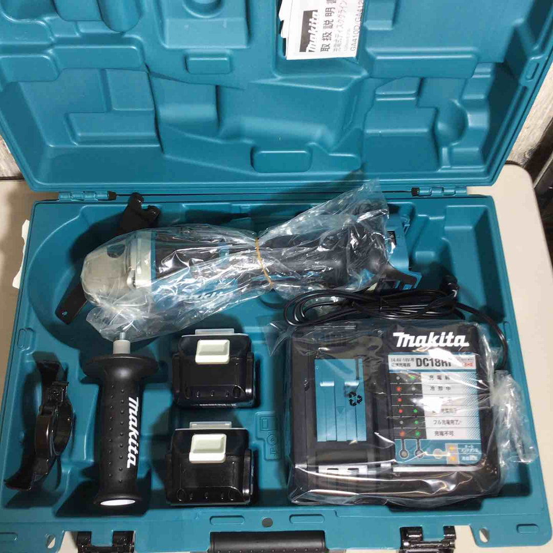 ★マキタ(makita) 100mmコードレスディスクグラインダ GA418DRGX【戸田店】