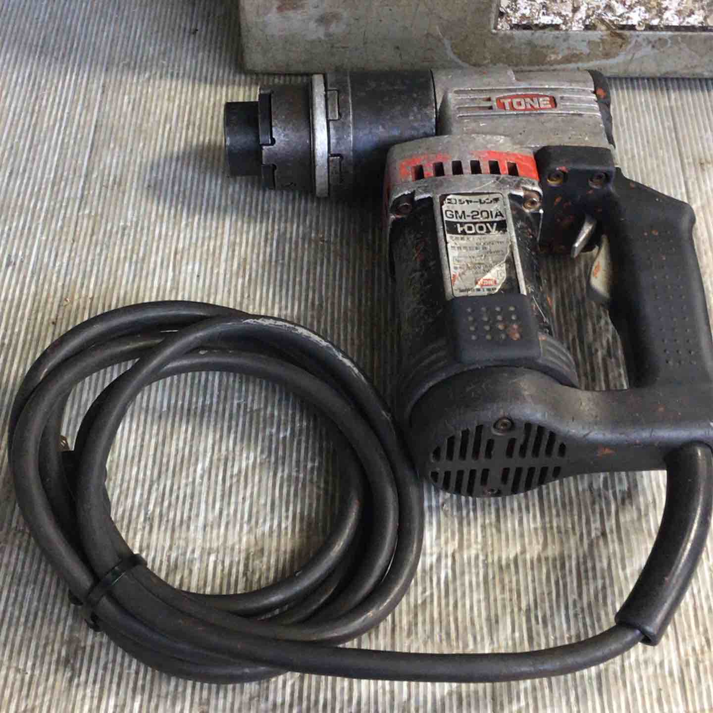 TONE シャーレンチ　GM-201A 現状品 ◇トネ(TONE) シャーレンチ GM-201A (GM201AT)【草加店