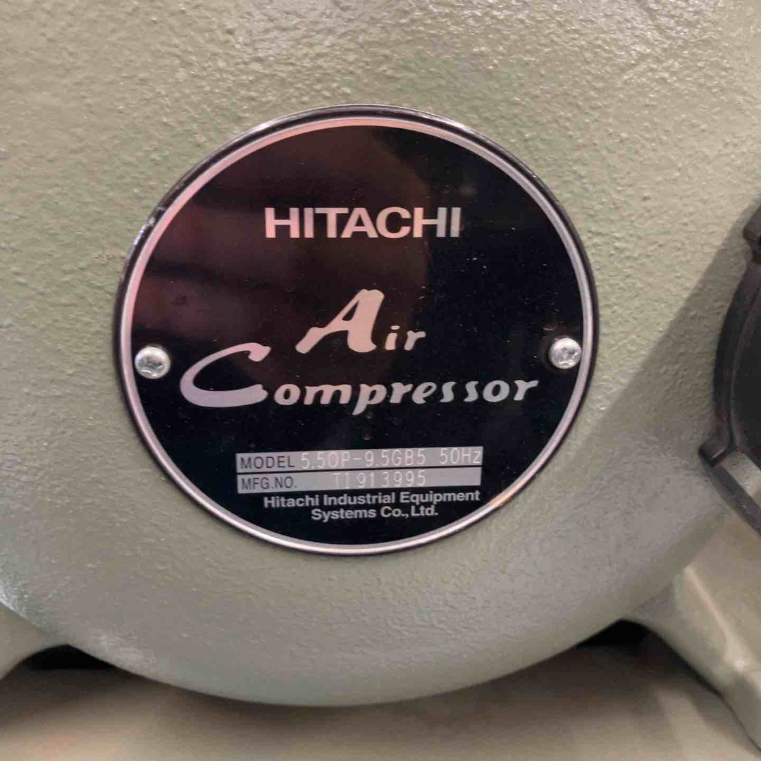 【動作未確認 店頭受取り限定】日立産機三相【400V】7.5馬力5.5OP-9.5GB5 50Hz電源を繋げる線とスイッチ、メーター欠品②【戸田店】