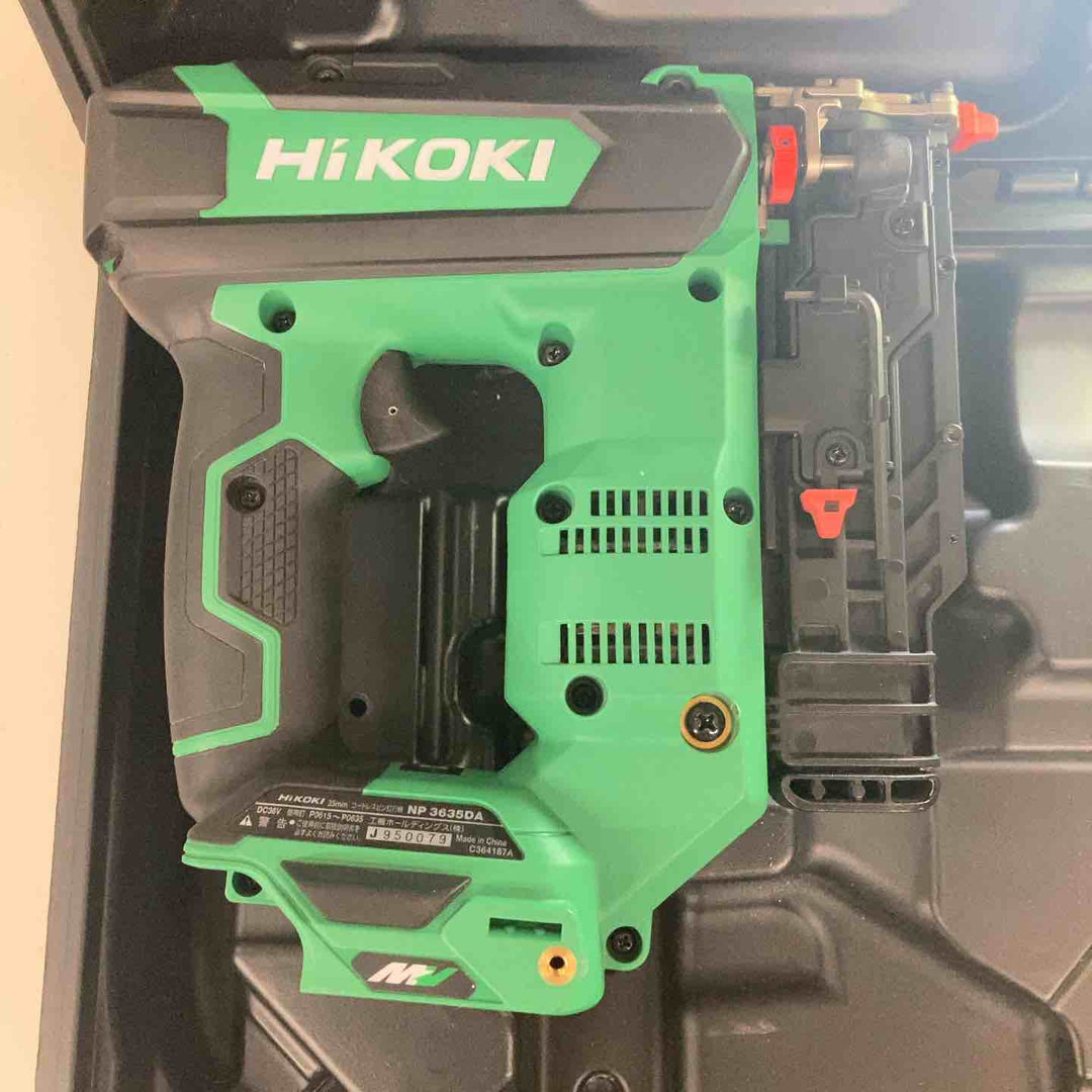 ★ハイコーキ(HIKOKI ※旧:日立工機) コードレスピンネイラ NP3635DA(NNK)　替えドライバ付属【戸田店】