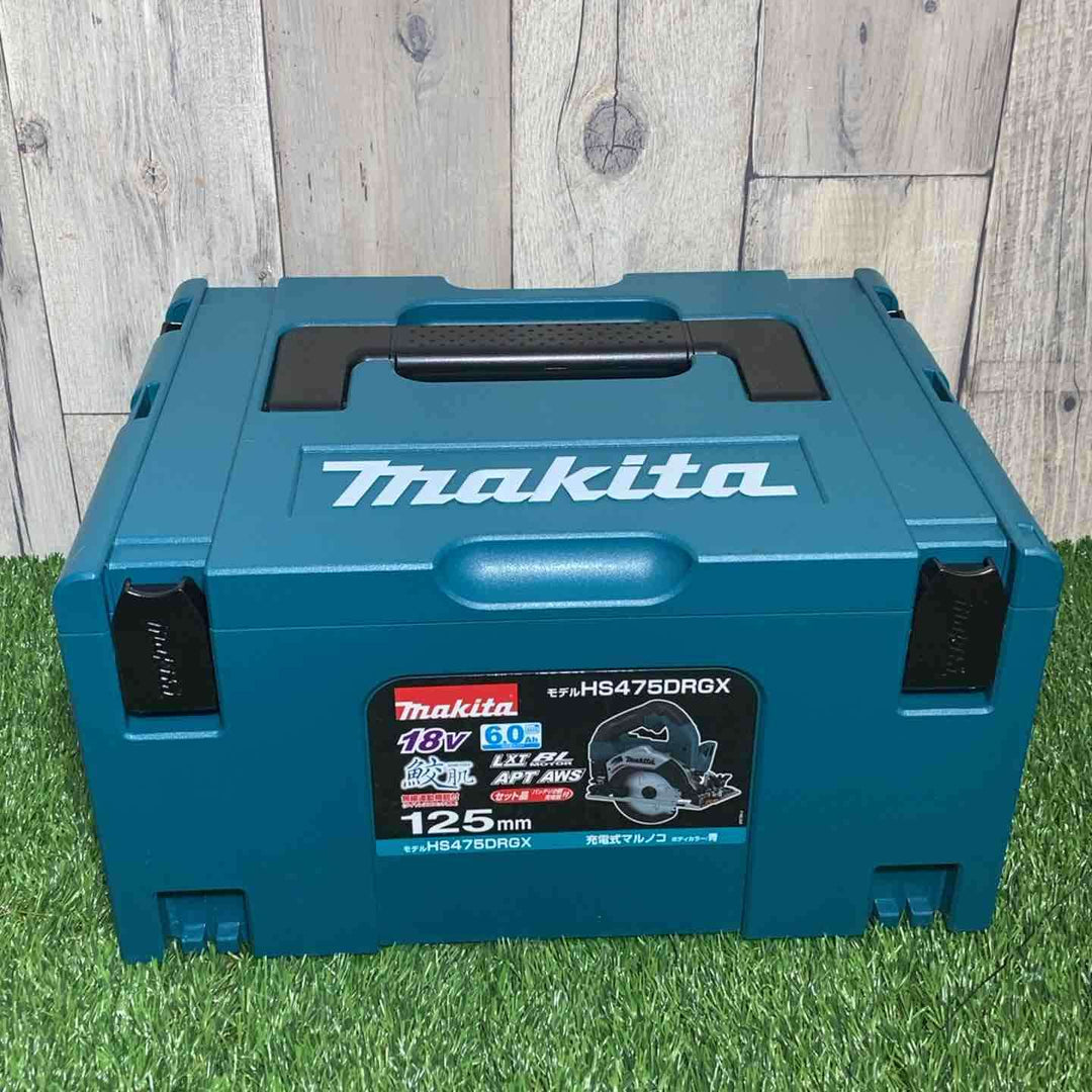 ★マキタ(makita)18V 125mmコードレス丸のこ HS475DRGX 純正バッテリー付属➁【戸田店】