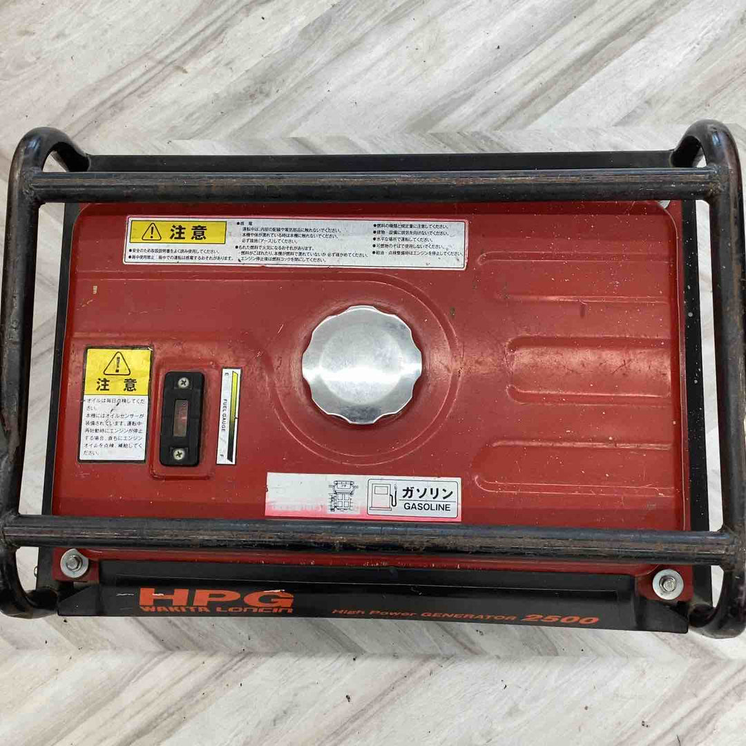 【店頭受取り限定】◇ワキタ(MEIHO) エンジン式発電機 50Hz HPG2500-5【八潮店】