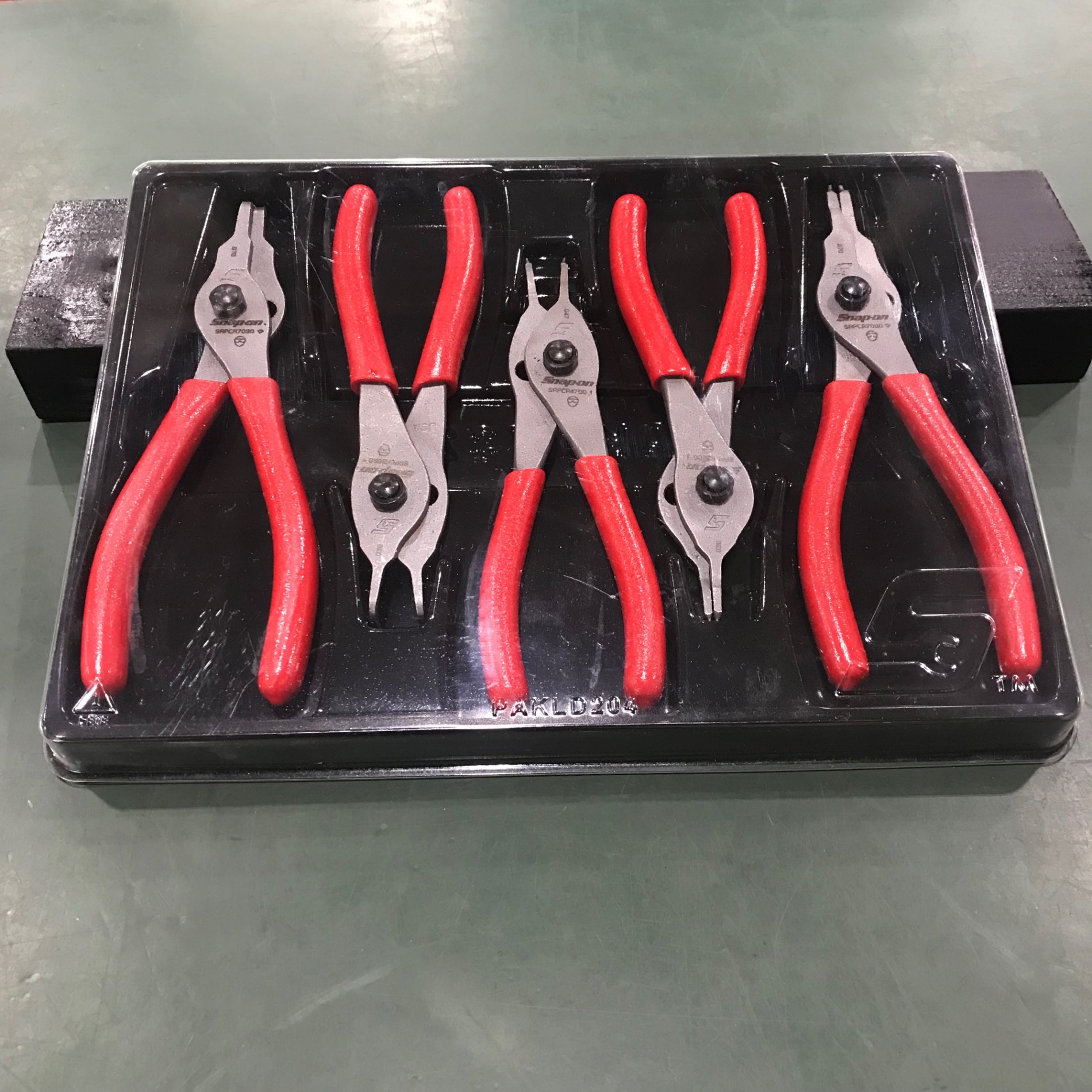 スナップオン(Snap-on) スナップリングプライヤ5点セット PAKLD204