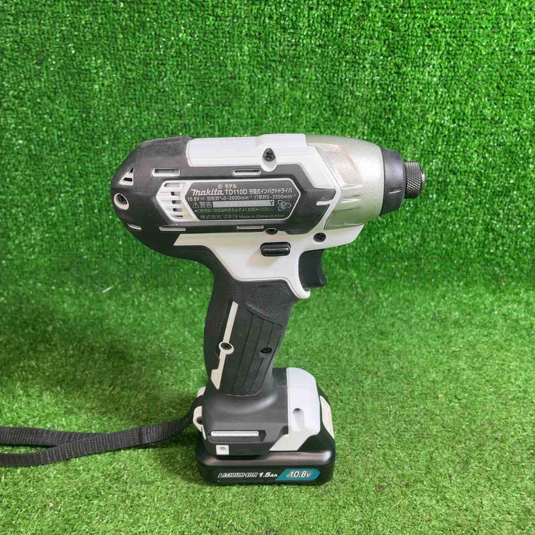 【美品】【藤沢店】マキタ(makita) コードレスインパクトドライバー TD110DSHXW