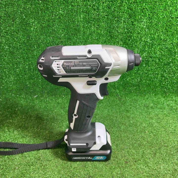 【美品】【藤沢店】マキタ(makita) コードレスインパクトドライバー TD110DSHXW