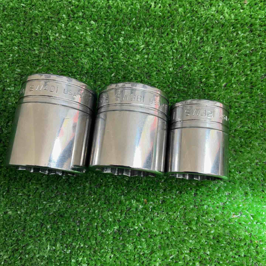 スナップオン(Snap-on) 1/2 ソケット 3点セット SW32A/38/40【草加店】