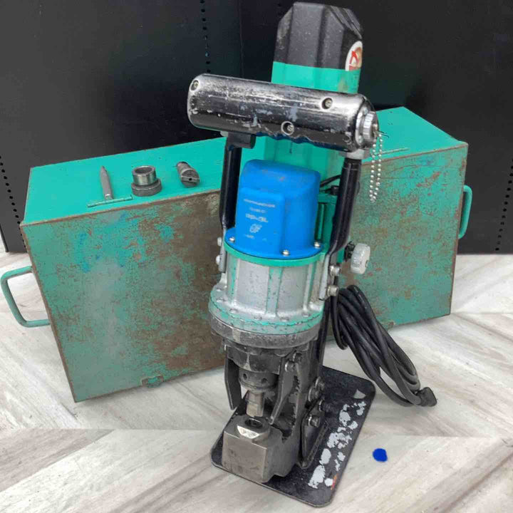 【店頭受取り限定】亀倉精機 ポートパンチャ PP-3L アングル チャンネル フラットバー 形鋼 穴開け制御盤 スイッチ 取り付け 配電 盤配線用穴 配管用穴【越谷店】