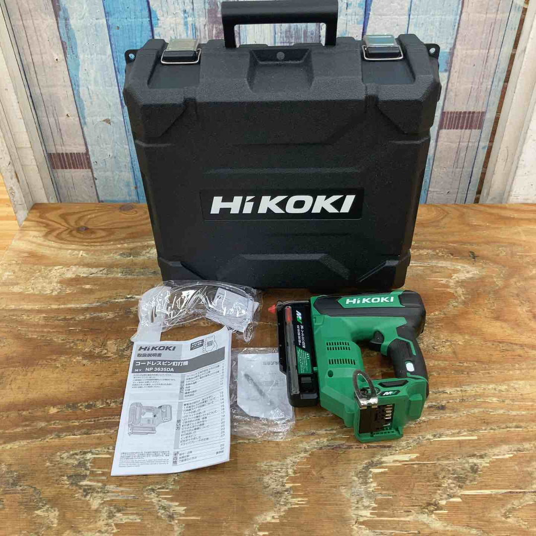 ★ハイコーキ(HIKOKI ※旧:日立工機) コードレスピンネイラ NP3635DA(NNK)【柏店】